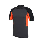Mens Cove Recycled Polyester Short-sleeved Rash Guard | Small | Gray