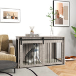 Dog Crate W/ Cushion | Brown