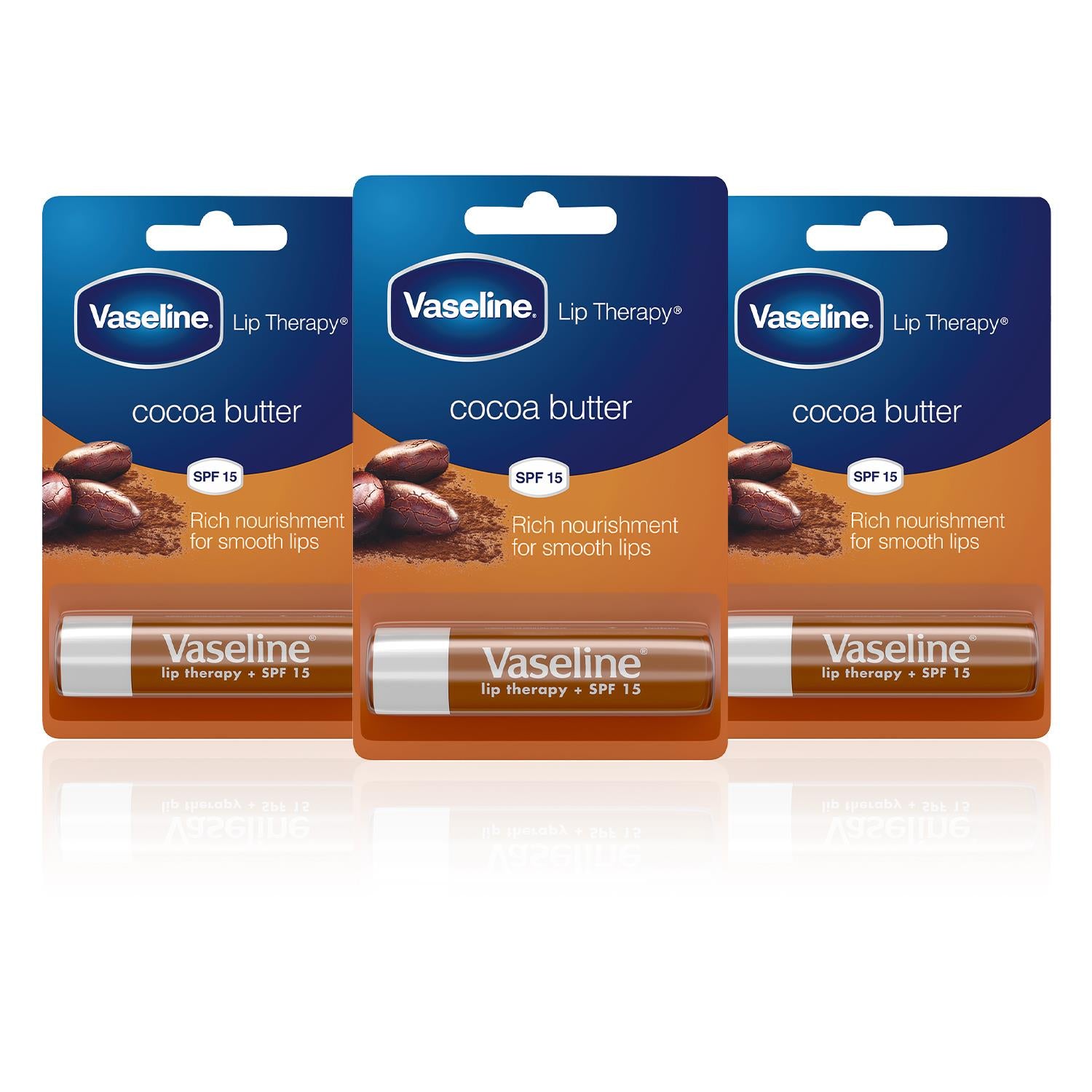 Cocoa Butter Rich Nourishment Lip Therapy Jelly Balm Sticks, 3x4g