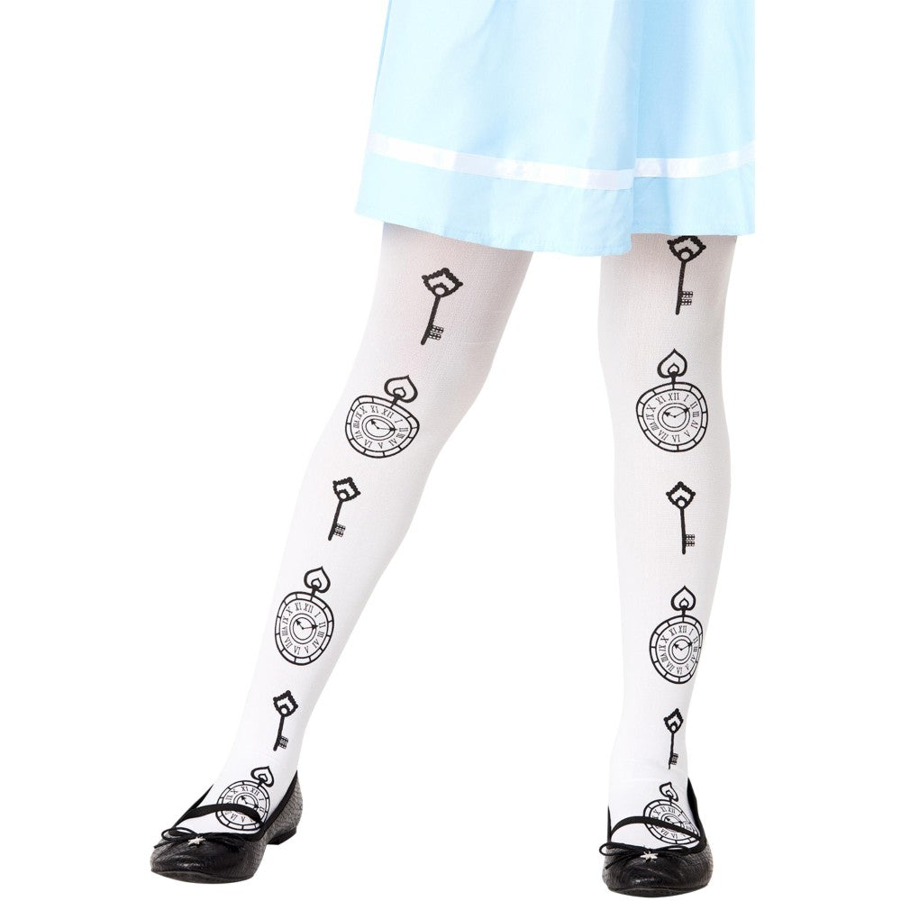 Smiffys Girls Wonderland Tights