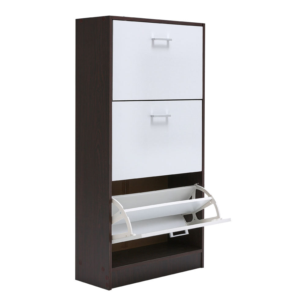 Wooden Shoe Rack Drawer, 3 Layer Dump Shoes Shelves