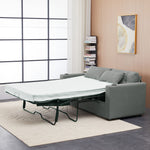 2 Seater Sofa Bed With Cup Holders And Pillows