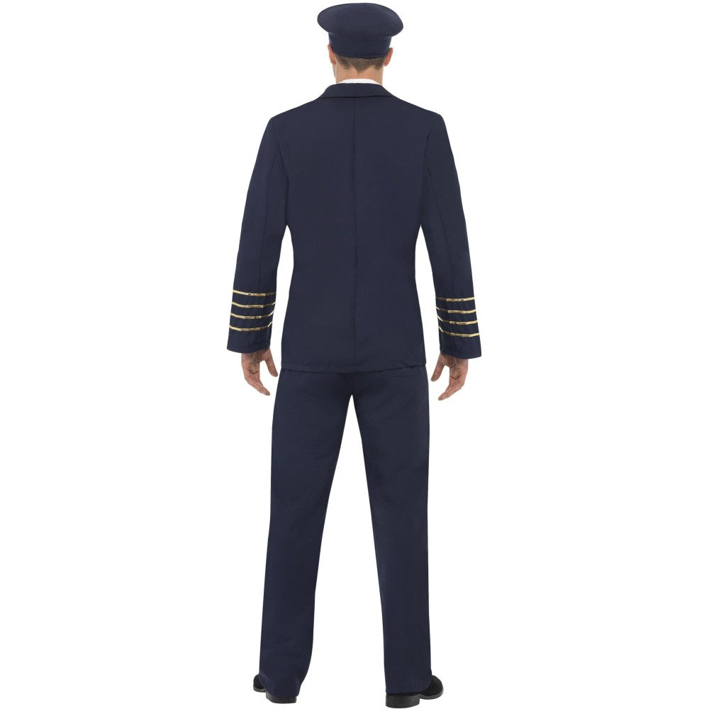 Pilot Costume, Navy Blue | Medium