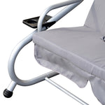3 Seater Swing Chair For Outdoor W/ Adjustable Canopy