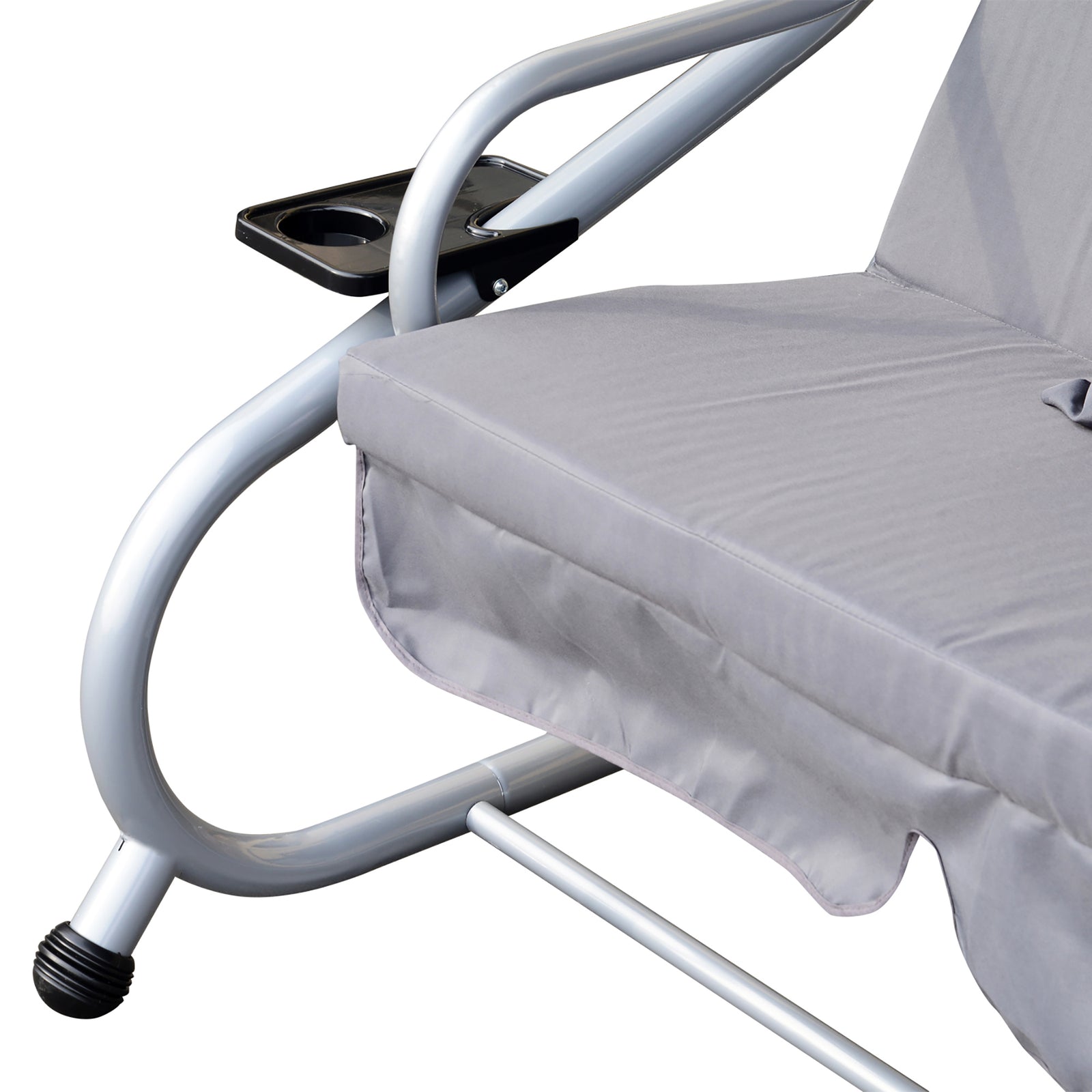 3 Seater Swing Chair For Outdoor W/ Adjustable Canopy