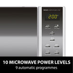 Mcg 25 Ceramic Chef Microwave Oven & Grill, 25l Capacity, 900w Microwave With 1200w Grill And 2050w Convection