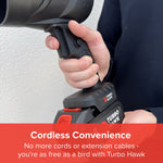 Turbo Hawk Cordless Garden Air Blower | Black