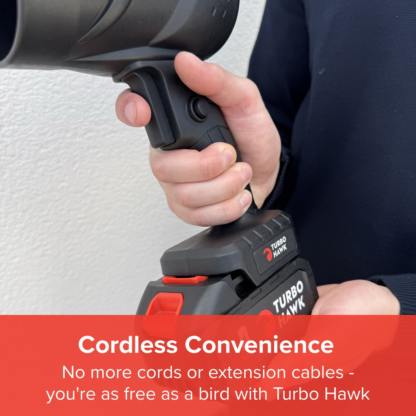 Turbo Hawk Cordless Garden Air Blower | Black