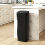 HOMCOM 50l Sensor Bin, Stainless Steel Slim Kitchen Bin, Fingerprint-proof