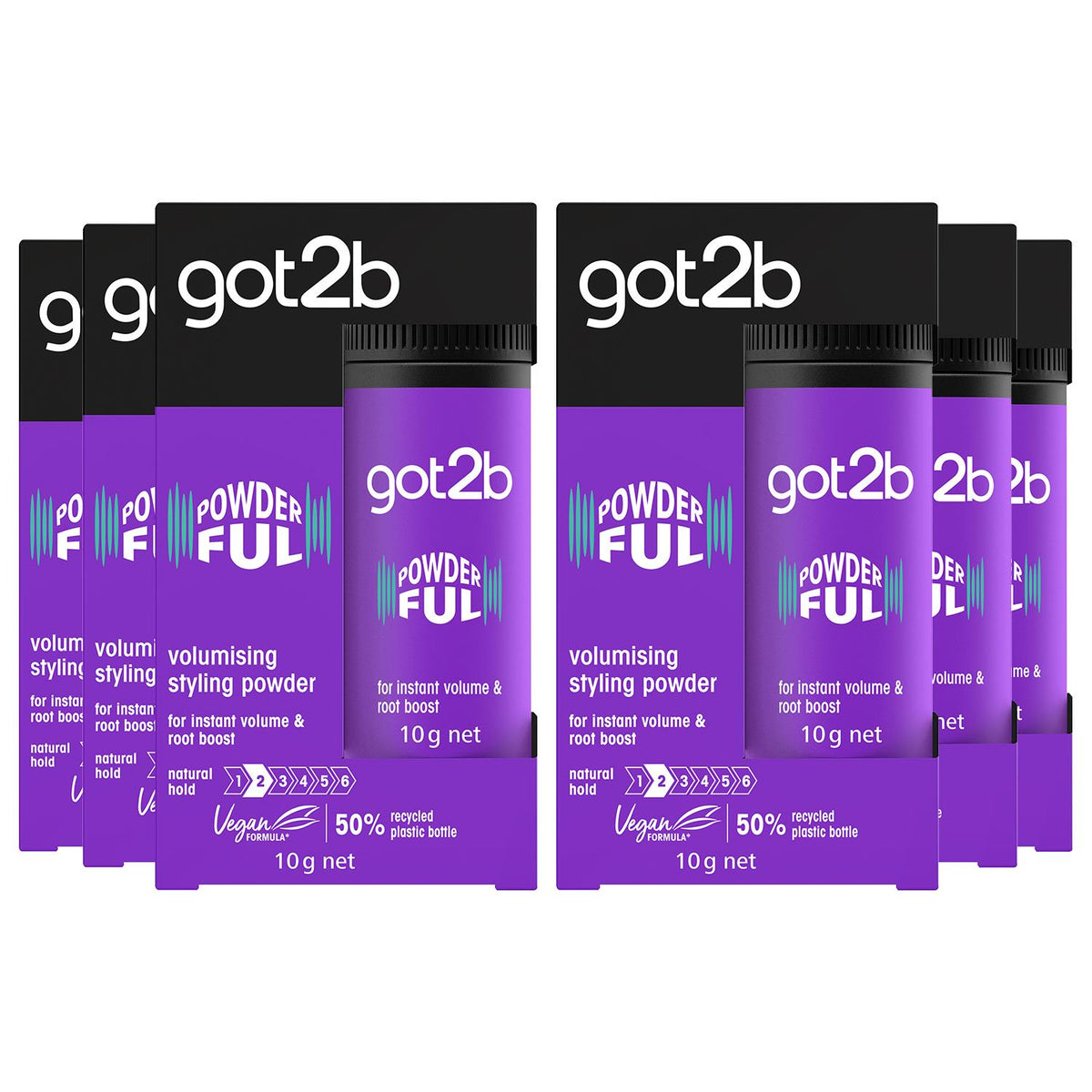 Powder'ful Volumizing Styling Powder, 6 Pack Of 10g