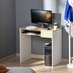 Compact Computer Table With Tray, Drawer | Yellow