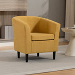 Beulah Fabric Accent Chair | Yellow