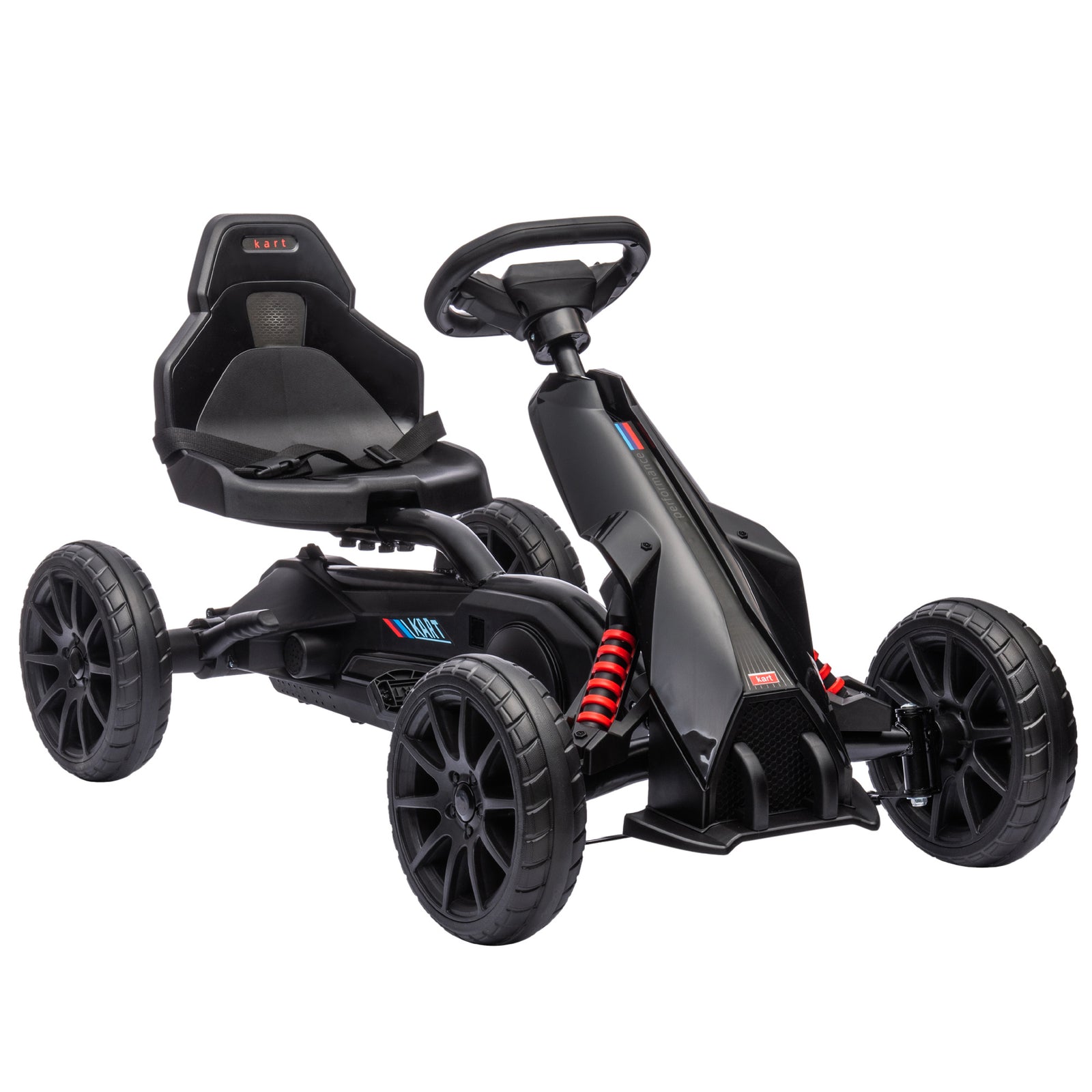 Pedal Go Kart W/eva Tyres, Handbrake | Black