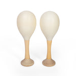 Bigjigs Toys Natural Maraca 2 Pack