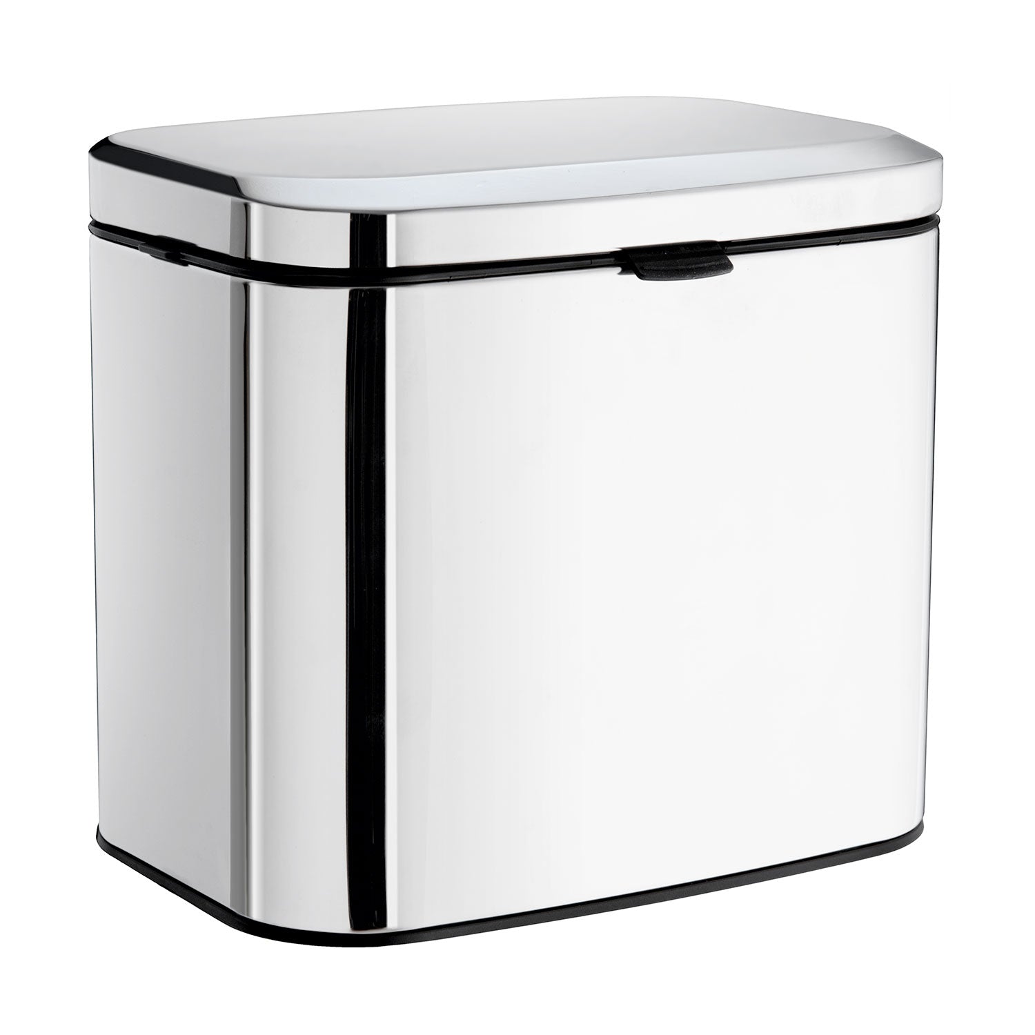 Stainless Steel Wall Mounted 3l Bin With Easy Clean Liner | Polished Stainless Steel