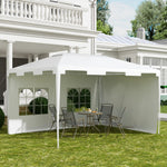 Party Tent Waterproof Garden Gazebo Canopy Cover Shade | Cream