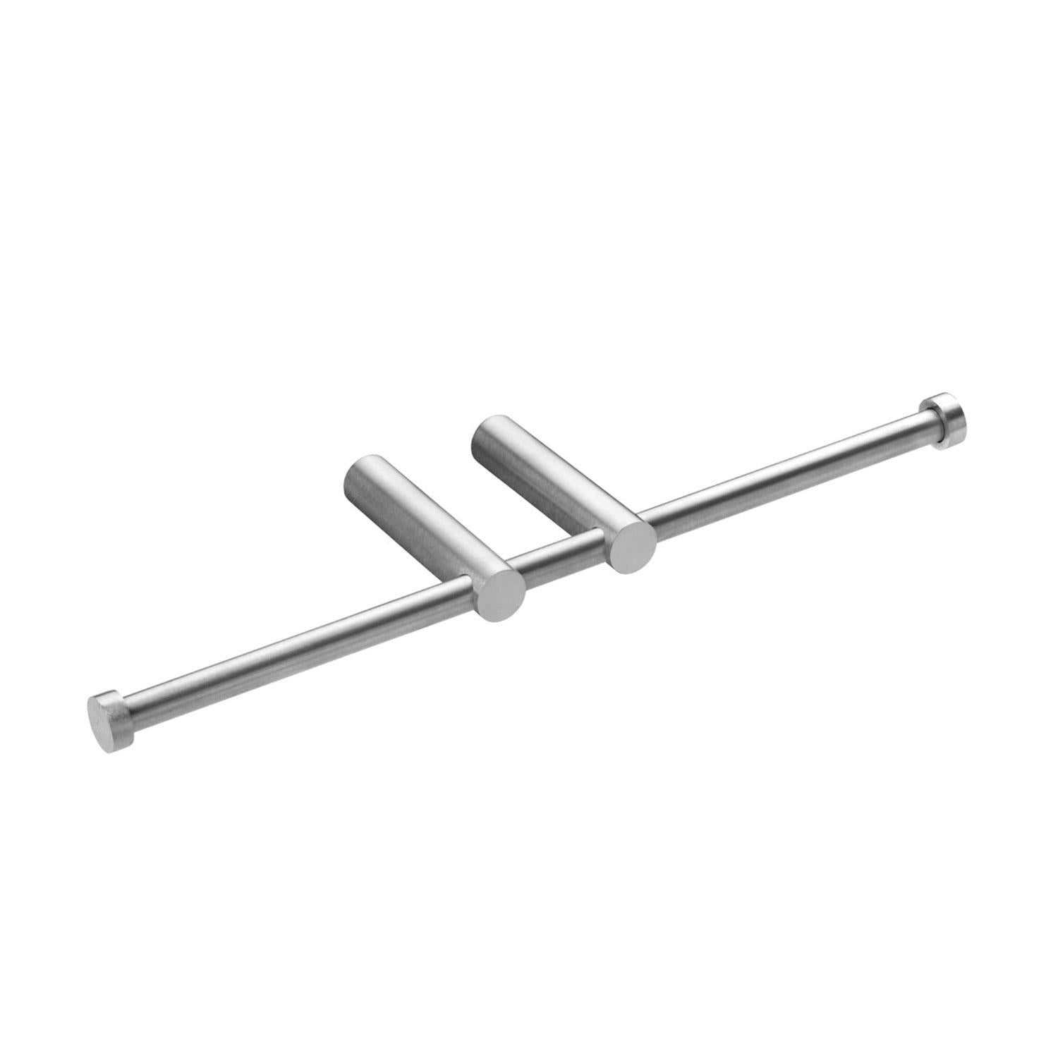 Double Paper Holder Without Cover Matt Stainless Steel Logic