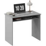 Computer Desk Writing Table Study Workstation Storage | Grey