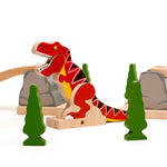 T-Rex Bursting Bridge for Wooden Dinosaur Train Set