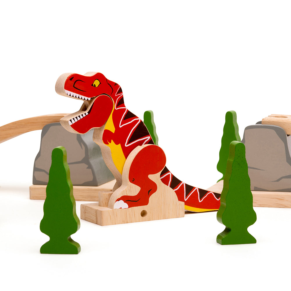 T-Rex Bursting Bridge for Wooden Dinosaur Train Set
