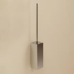 Toilet Brush, Siver Gloss, Wall-mounted. Collection Metric