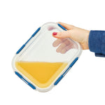 Set Of 10 Glass Oven Safe Food Storage Containers With Plastic Lids