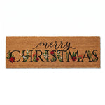 Extra-wide Coir Merry Christmas Doormat, 120 X 40cm