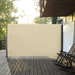 Retractable Sun Side Awning Screen | Medium | Cream