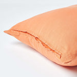 European Size Linen Pillowcase | 60cm x 60cm | Burnt Orange
