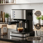 1.5l Espresso Machine With Milk Frother