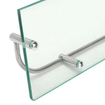 40cm Shelf Tempered Glass 6mm Thick Storage Organizer Wall Mounted Bathroom
