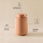 Soap Dispenser, 350ml, Durable. Non-drip Nozzle Blossom, Saona Collection