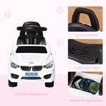 Ride On Car Baby Toddler Walker Foot To Floor Sliding Car Slider | White