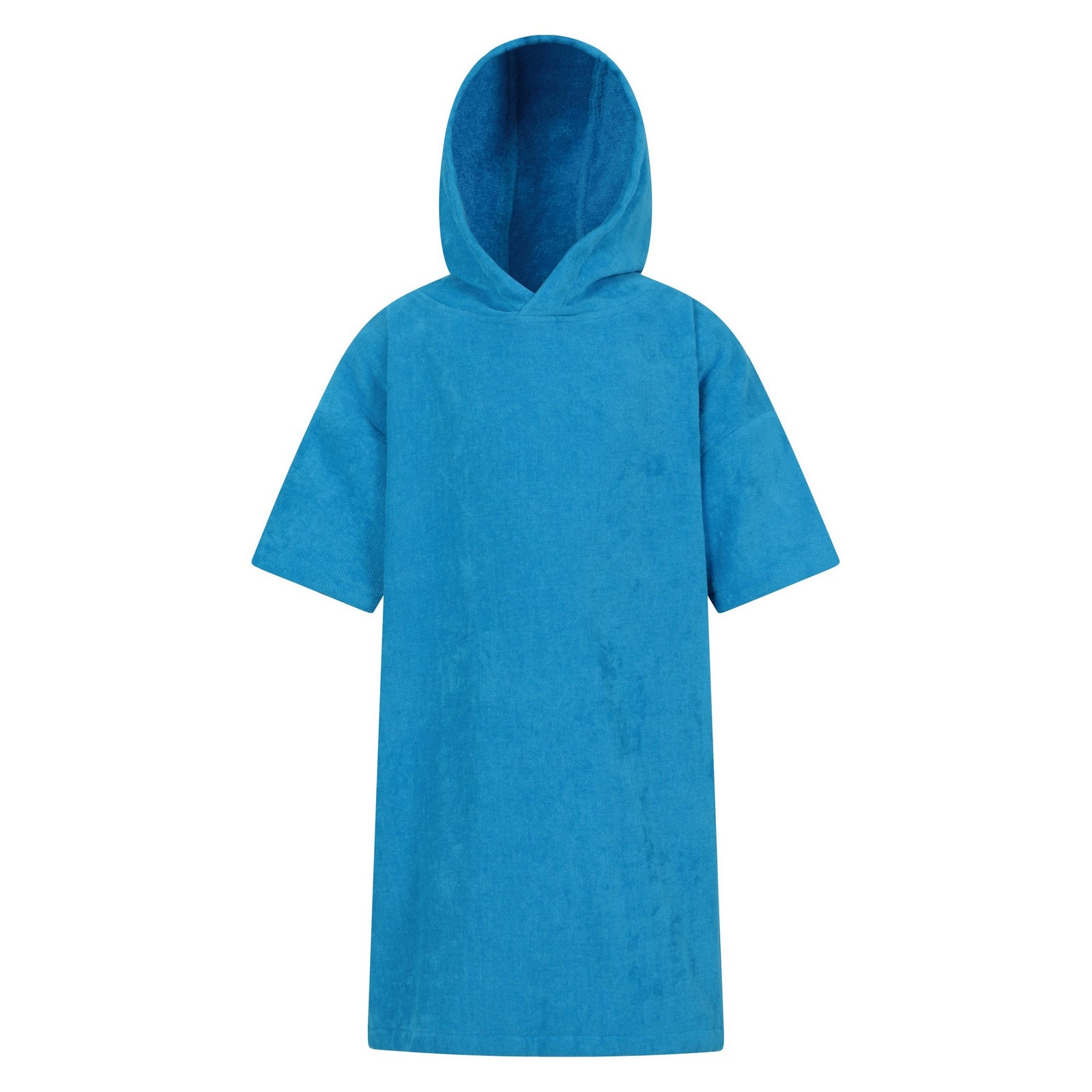 Childrens/kids Driftwood Hooded Towel | Medium | Blue
