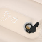 Double Air Bed With Foot Pump Inflatable Mattress | White