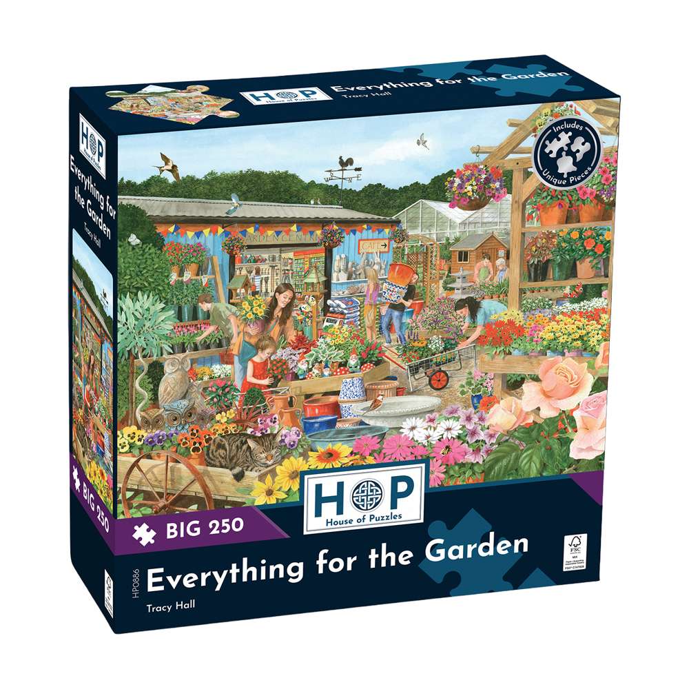The House of Puzzles Everything For The Garden Big 250 Piece Jigsaw Puzzle