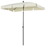 Aluminium Sun Umbrella 2x1.3m Parasol | Cream