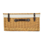 Wicker Buff 60cm Picnic Basket | White
