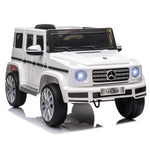 Mercedes Benz G500 12v Kids Electric Ride On Car W/ Remote Control | White