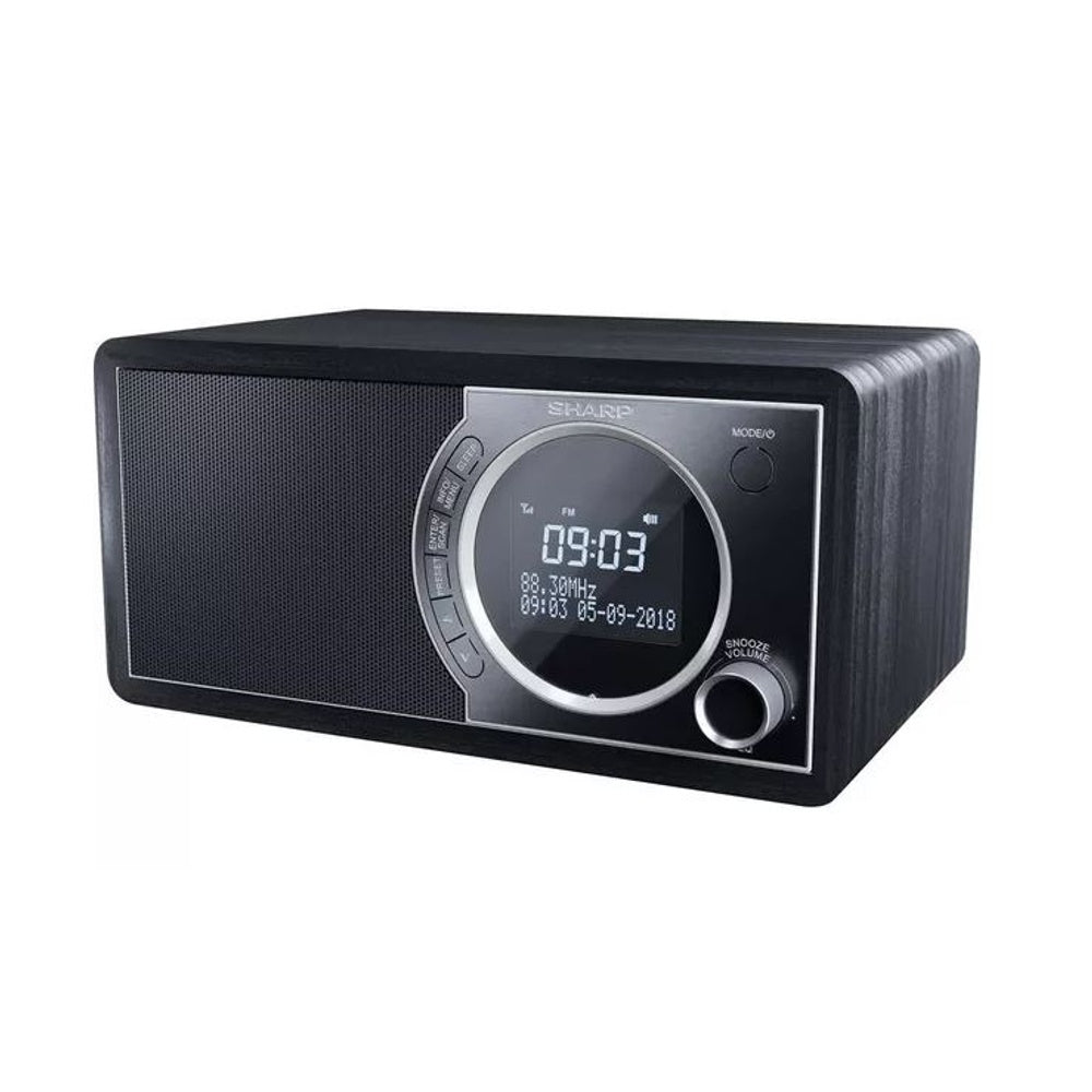 Dr-450(bk) 6w Dab+ Fm Bed Side Bluetooth Radio, Led Display | Black
