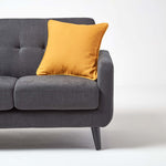 Cotton Plain Cushion Cover | 60cm x 60cm | Mustard