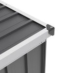 250l Outdoor Storage Box With Metal Frame – Weatherproof Garden & Patio Storage For Tools, Cushions, With Combination Lock | Grey