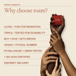 Light Brown Regular Fit Condom For Safer Sex & Contraception