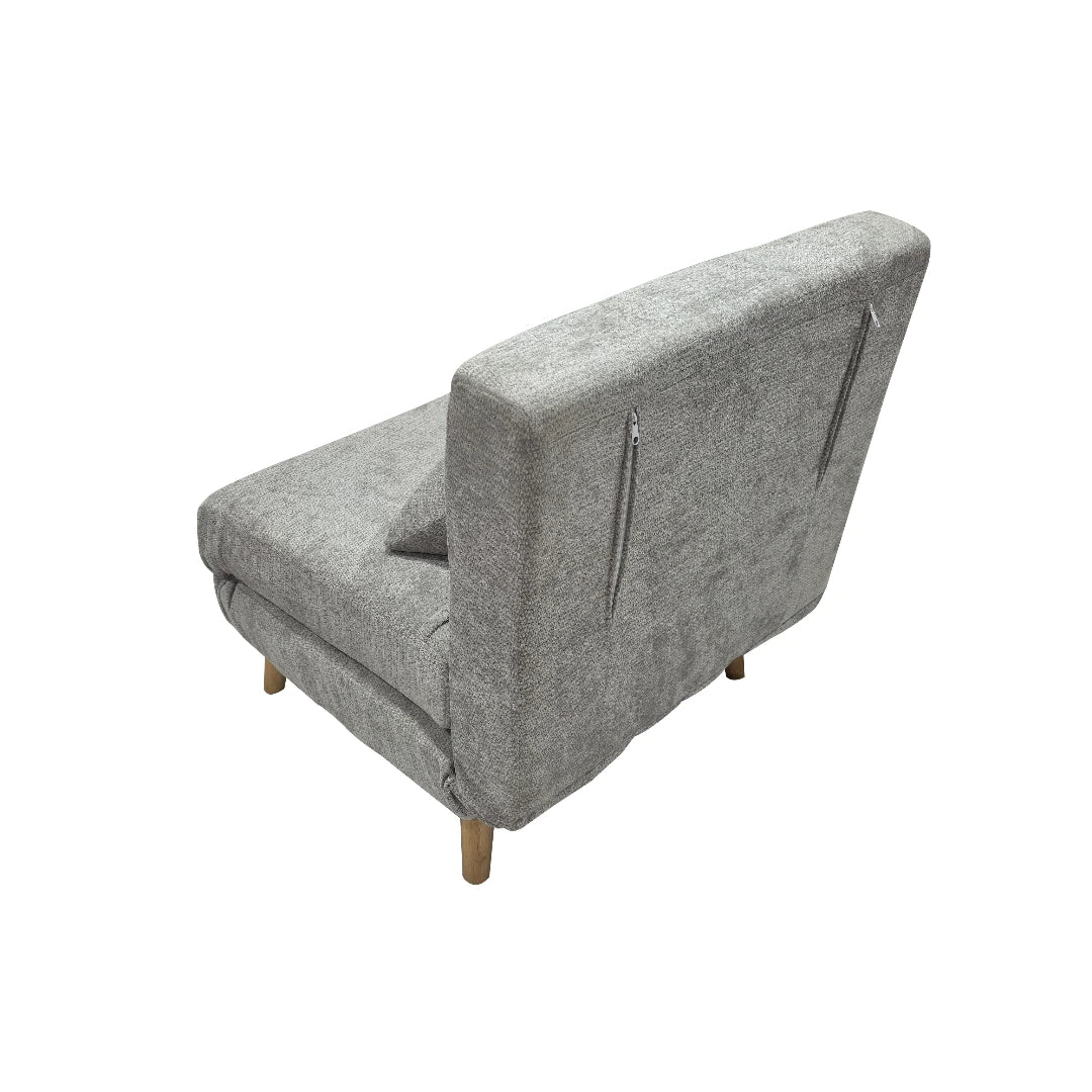 Joel Uno Single Chair Sofa Bed | One Size | Grey