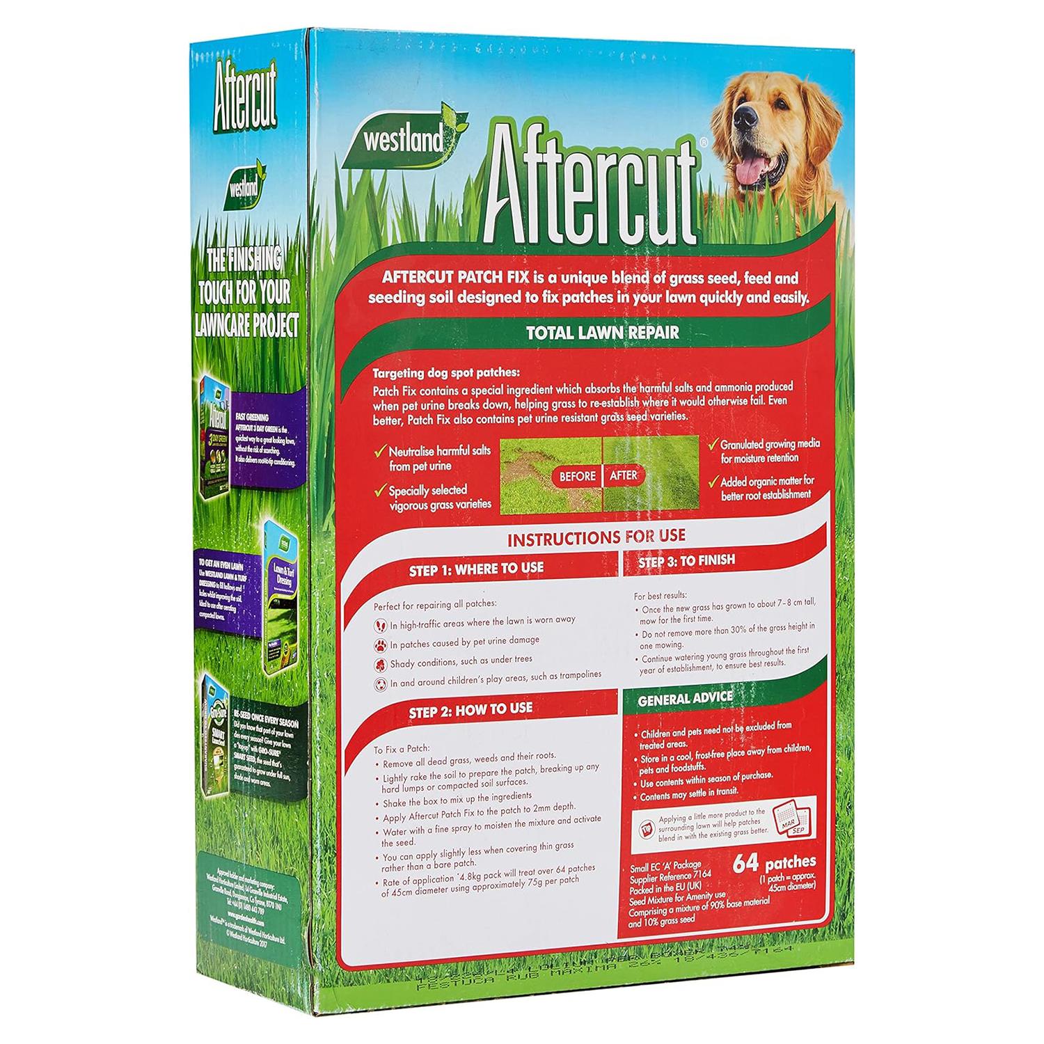 Patch Fix 64 Patch Box For Fixing Worn Areas And Dog Spots | Green