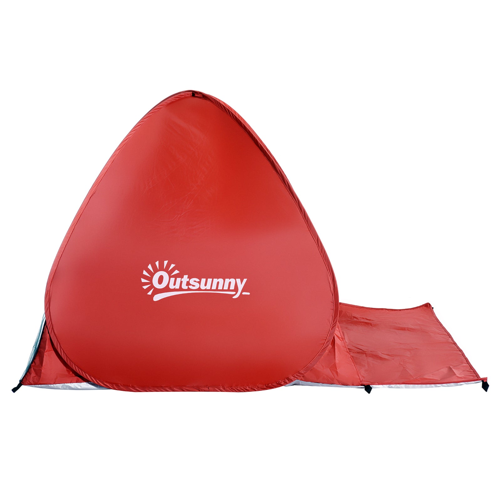 2-3 Person Pop Up Tent Camping Tent Sun Shade Shelter | Red