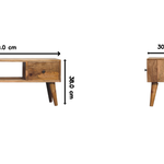 Solid Wood Classic Oak-ish Coffee Table