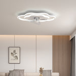 Cloud-shaped Ceiling Mount Led Fan Light