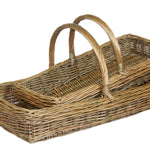 Wicker Kew Design Garden Trugs | Large | Brown