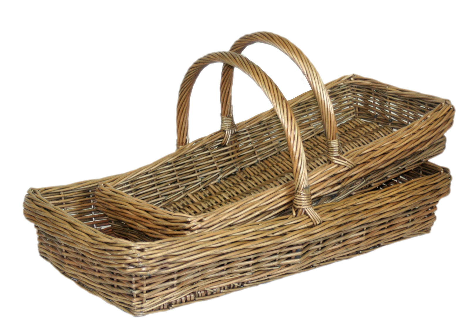 Wicker Kew Design Garden Trugs | Large | Brown
